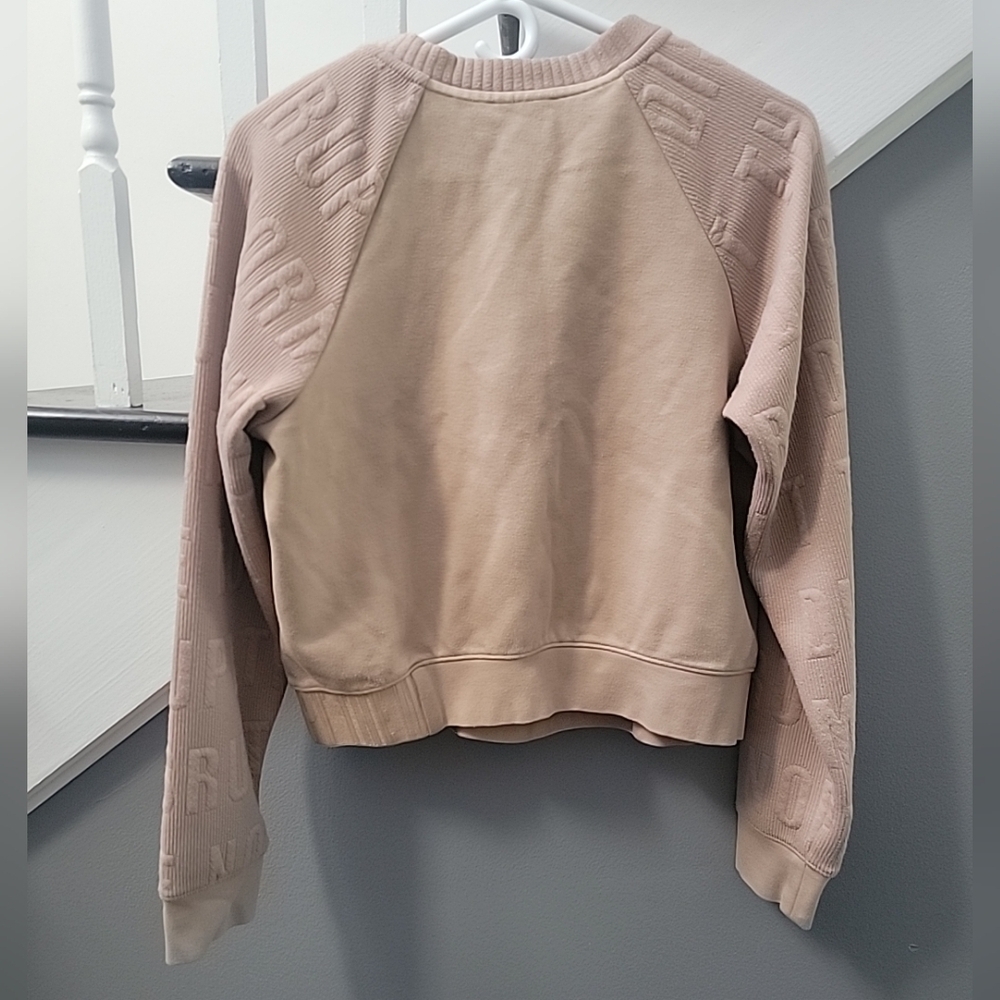 Lime & Vine Disrupt Sweater Beige Crew Neck Size Small - Picture 3 of 5